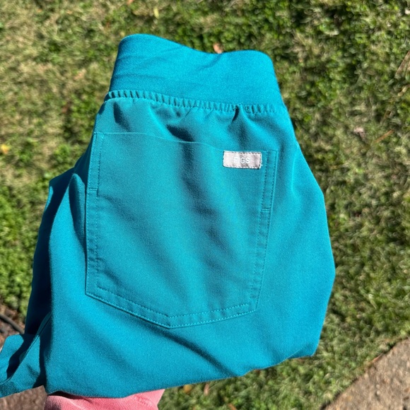 Figs Zamora Joggers Scrub Pants Pacific Blue Size XXS - Picture 6 of 6